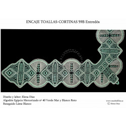 Patrón Toallas Cortinas 59A