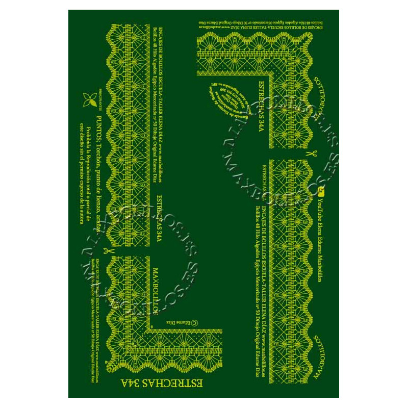 Patrón Estrecha 34A