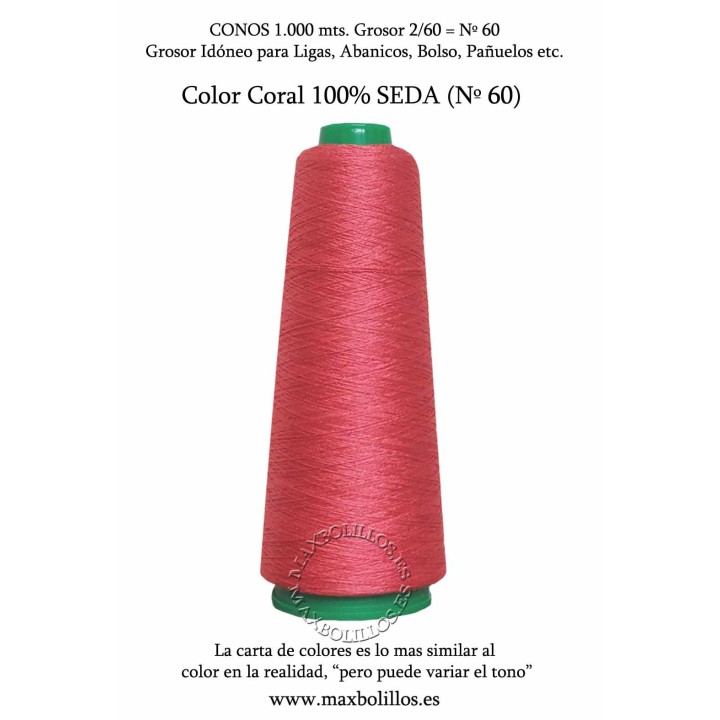 Seda Natural Nº60 Coral