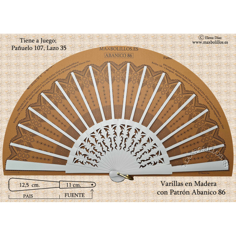 Varillas+Patrón 86 Blanco