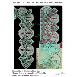 Patrón Toallas Cortinas 59A