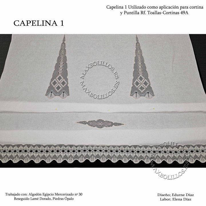 Patrón Toallas Cortinas 49A