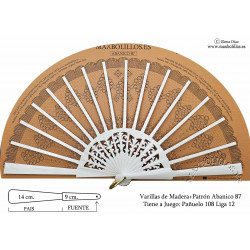 Varillas+Patrón 87 Blanco