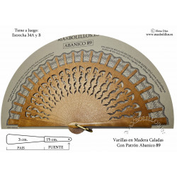Varillas+Patrón 89 Madera...