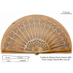 Varillas+Patrón 63B Madera...