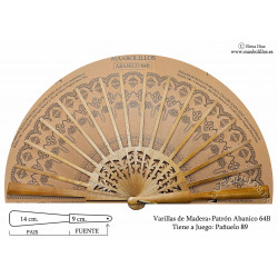 Varillas+Patrón 64B Madera...