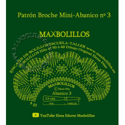 Broche Abanico + Patrón 3