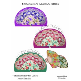 Broche Abanico + Patrón 3
