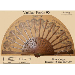 Varillas+Patrón 90 Madera...