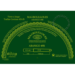 Varillas+Patrón 49B Madera Blanco