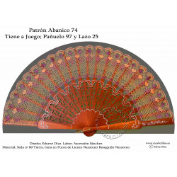 Varillas+Patrón 74 Oro Madera Blanco