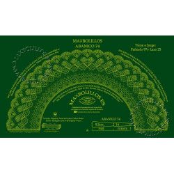 Varillas+Patrón 74 Oro Madera Blanco