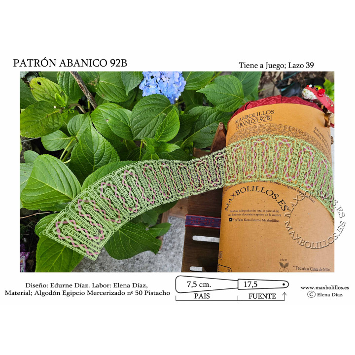 Patrón Abanico 92B