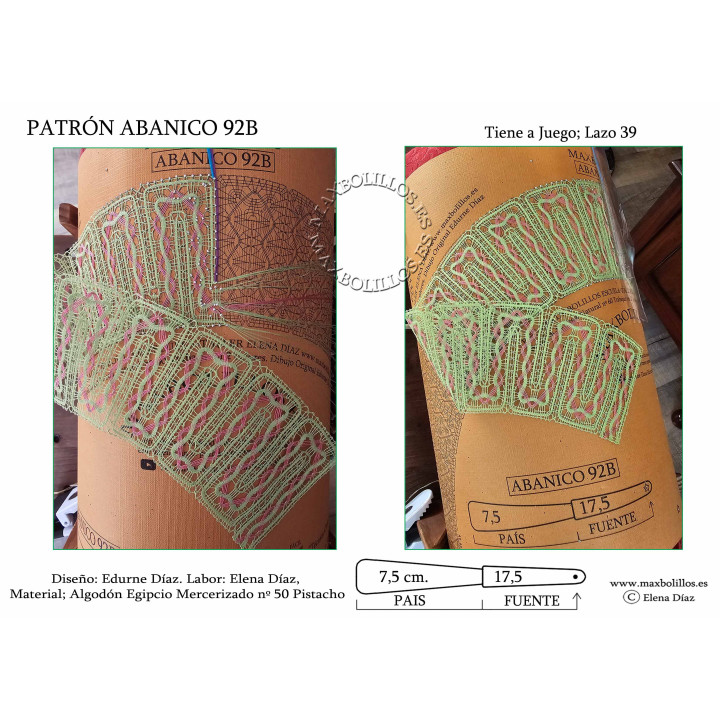 Patrón Abanico 92B