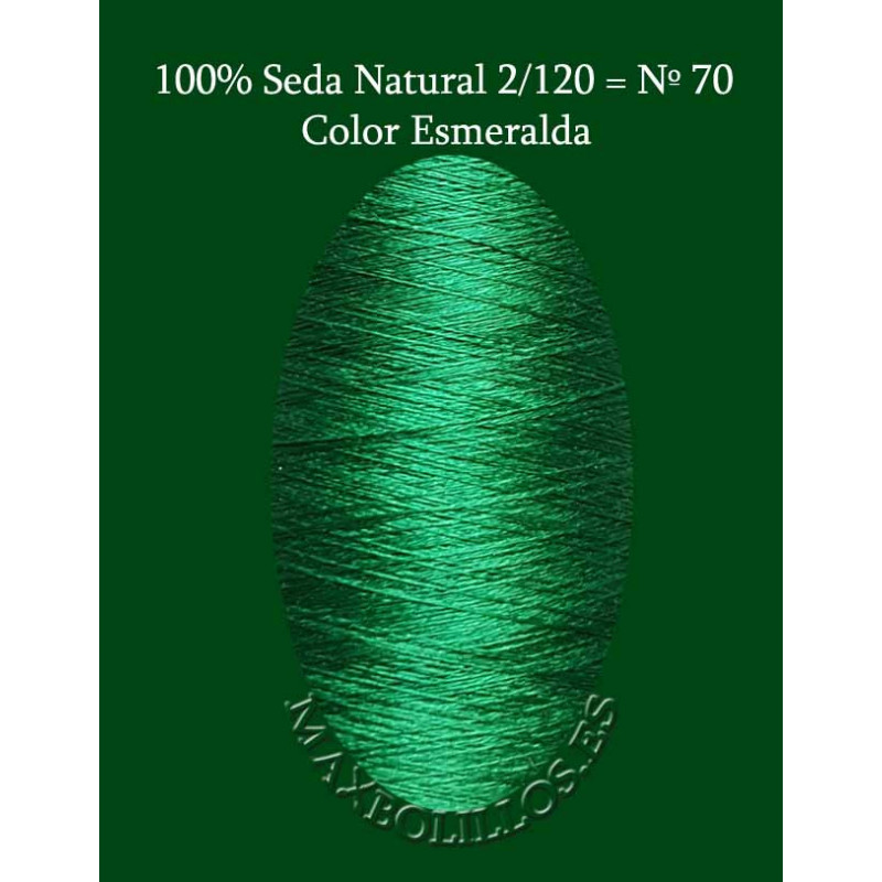 Seda Natural Nº70 Esmeralda