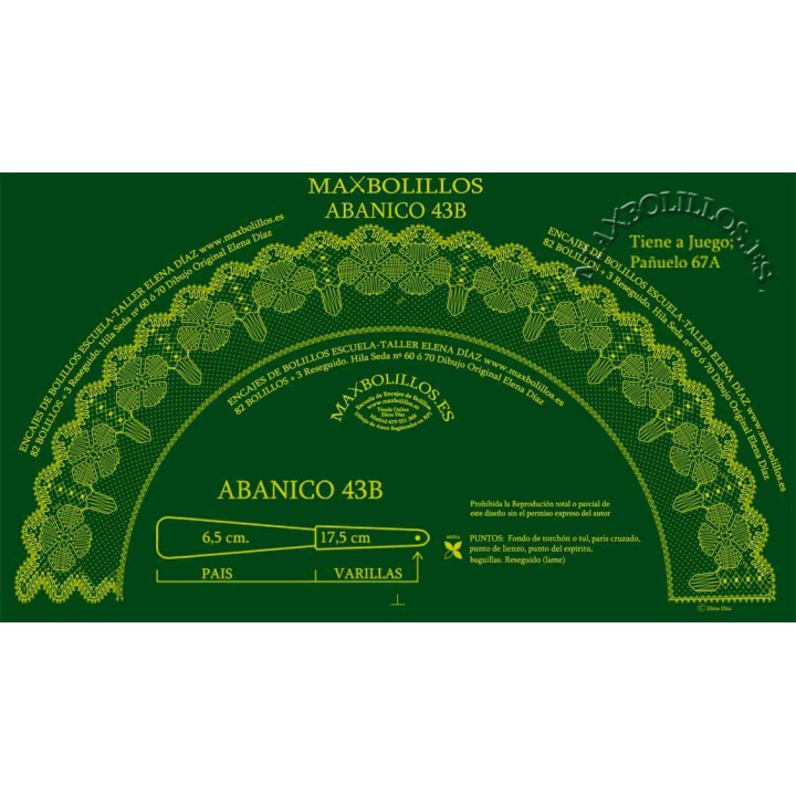 Varillas+Patrón 43B Blanca
