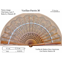Varillas+Patrón 30 Haya