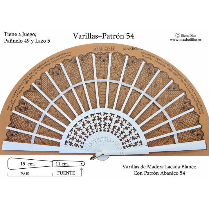Varillas+Patrón 54 Blanco