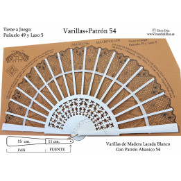Varillas+Patrón 54 Blanco