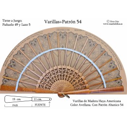 Varillas+Patrón 54 Haya