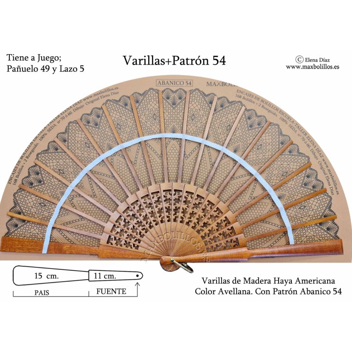 Varillas+Patrón 54 Haya