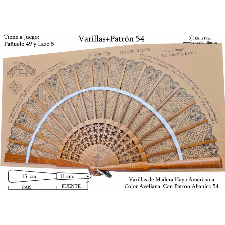 Varillas+Patrón 54 Haya