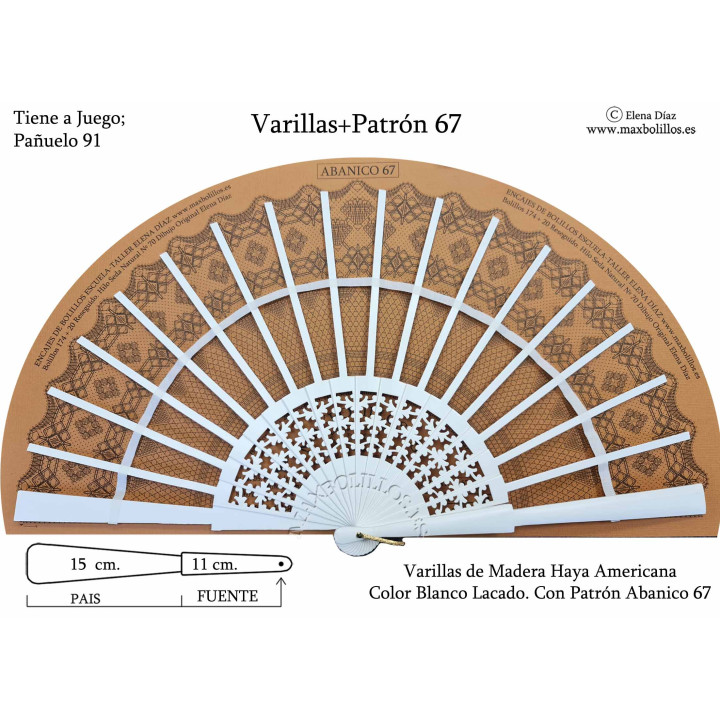 Varillas+Patrón 67 Blanco