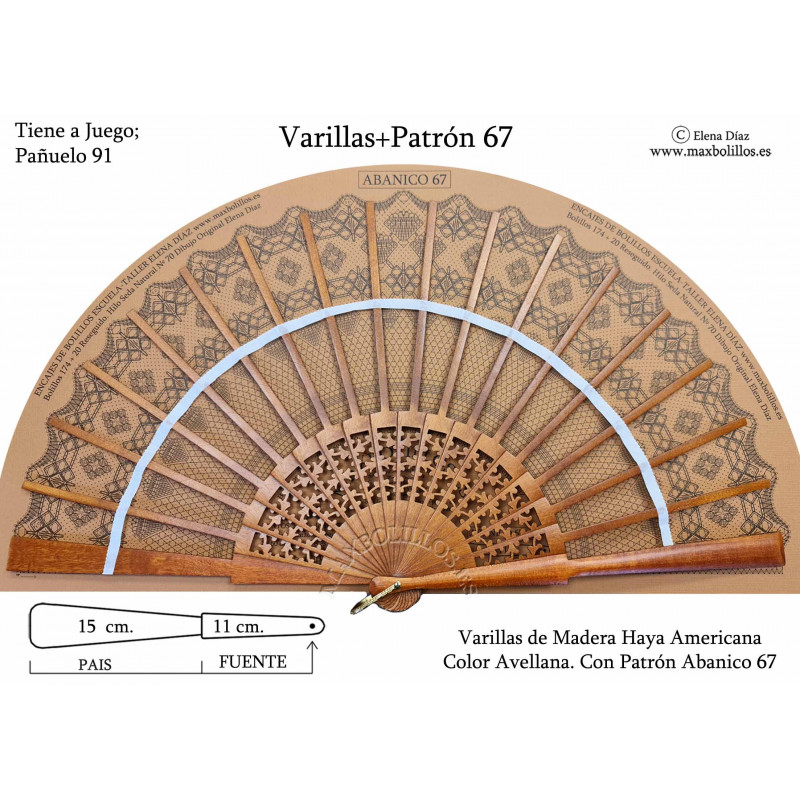 Varillas+Patrón 67 Haya