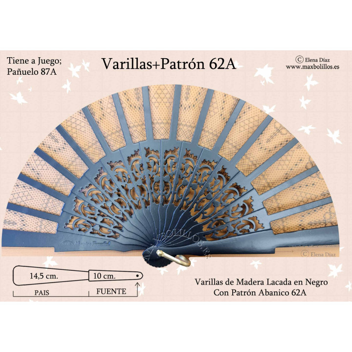 Varillas+Patrón 62A Negro