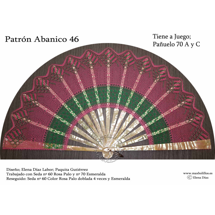 Varillas+Patrón 46 Madera Natual