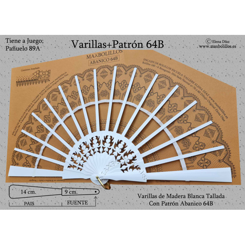 Varillas+Patrón 64B Blanco