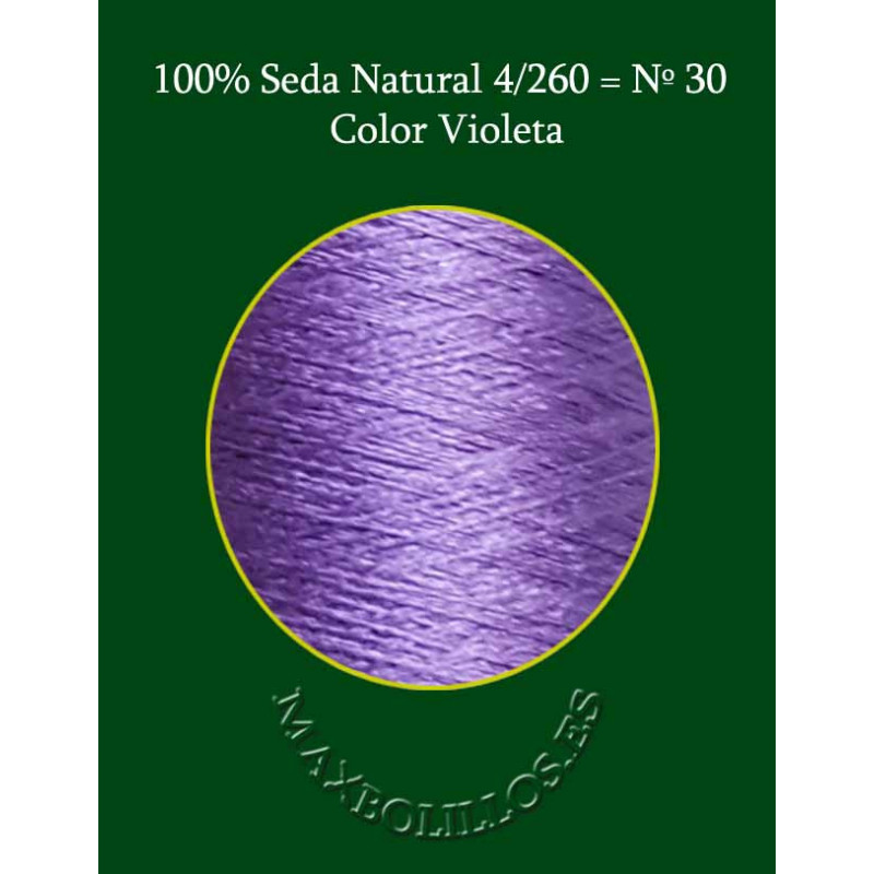 Seda Natural Violeta Nº30