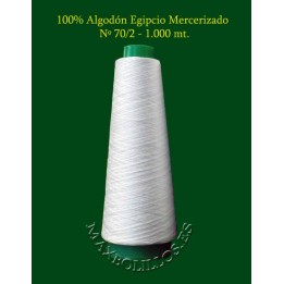 Algodón Nº 70 Blanco Roto Egipcio Mercerizado