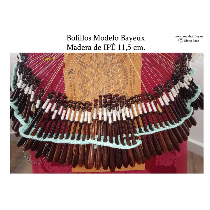 Bolillos Bayeux Madera IPÉ