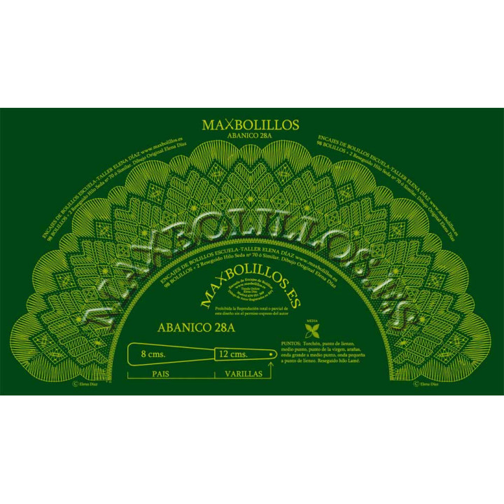 Patrón Abanico 28A