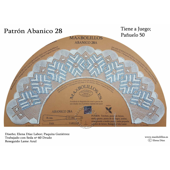 Patrón Abanico 28A