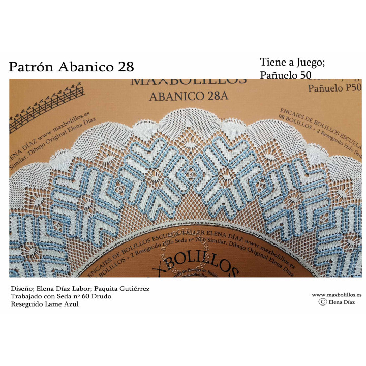 Patrón Abanico 28A