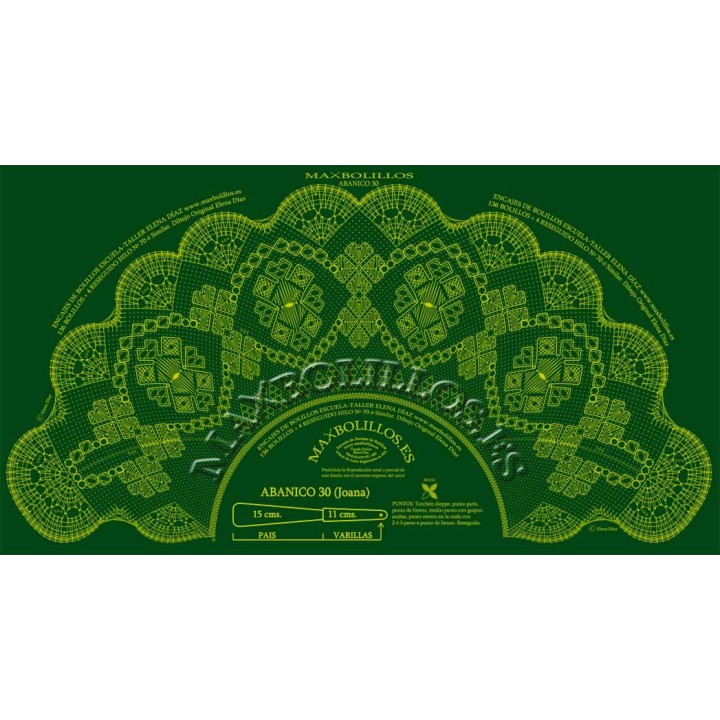 Patrón Abanico 30