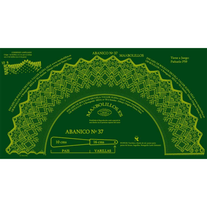 Patrón Abanico 37