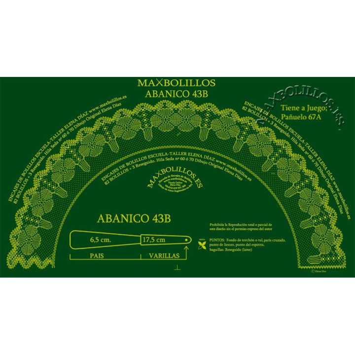 Patrón Abanico 43B