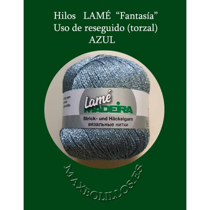 Lamé Fantasía Azul