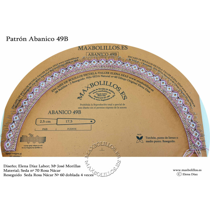 Patrón Abanico 49B
