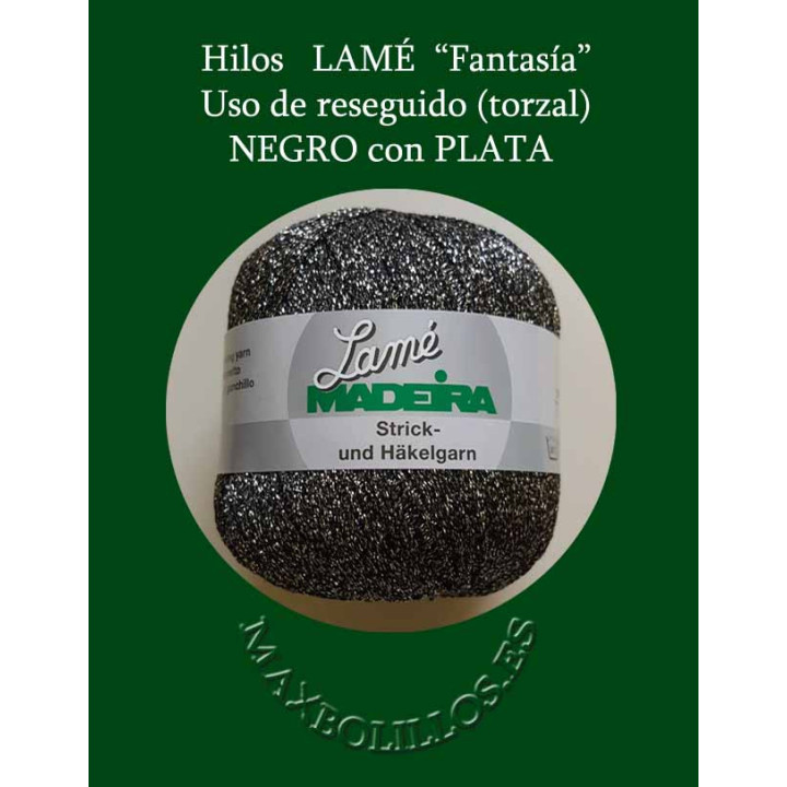 Lamé Fantasía Negro