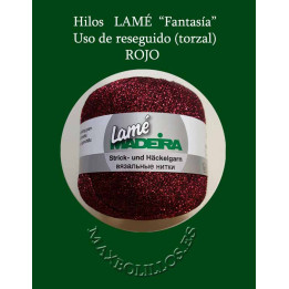 Lamé Fantasía Rojo