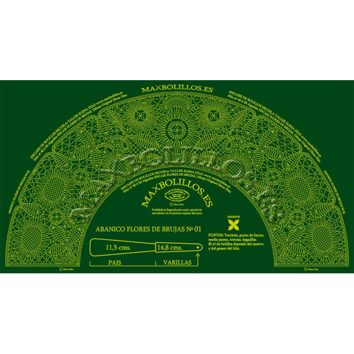 Patrón Abanico Brujas 1