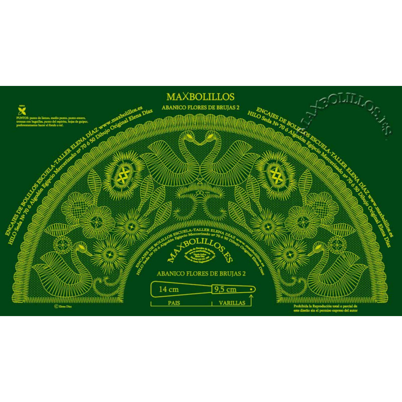 Patrón Abanico Brujas 2