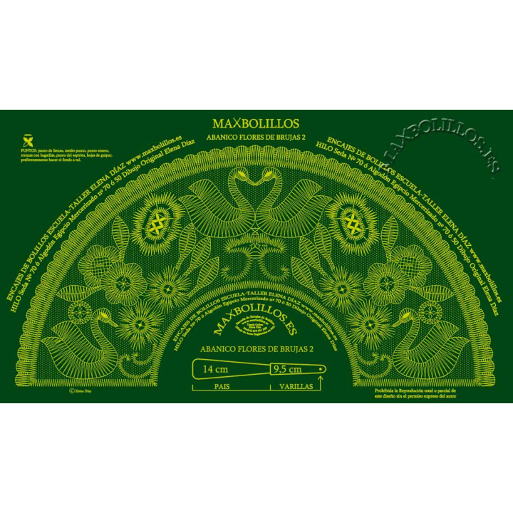 Patrón Abanico Brujas 2