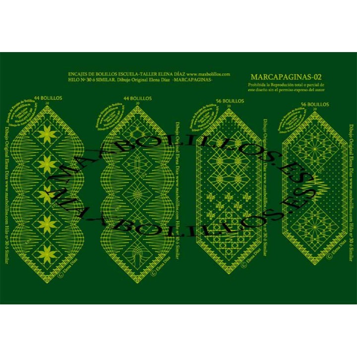 Patrón Marcapaginas 2