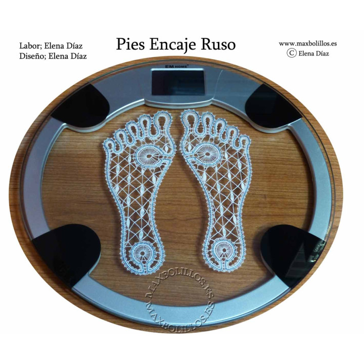 Patrón Pies Ruso 1