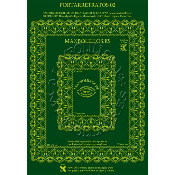 Patrón Porta Retratos 2